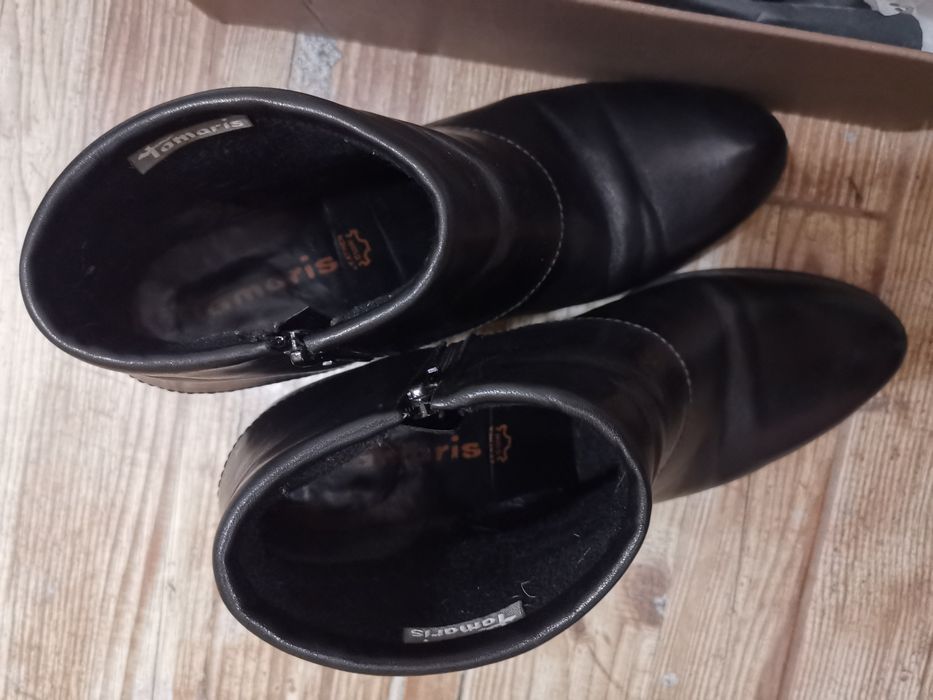 ХХ by Mexx кожени боти, Tamaris зимни боти