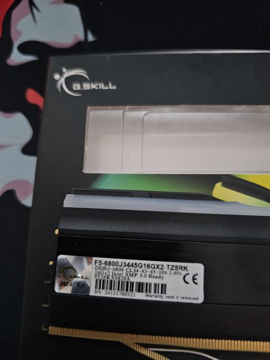 DDR5 G.Skill Trident Z5 RGB  2x16GB  6800 CL34