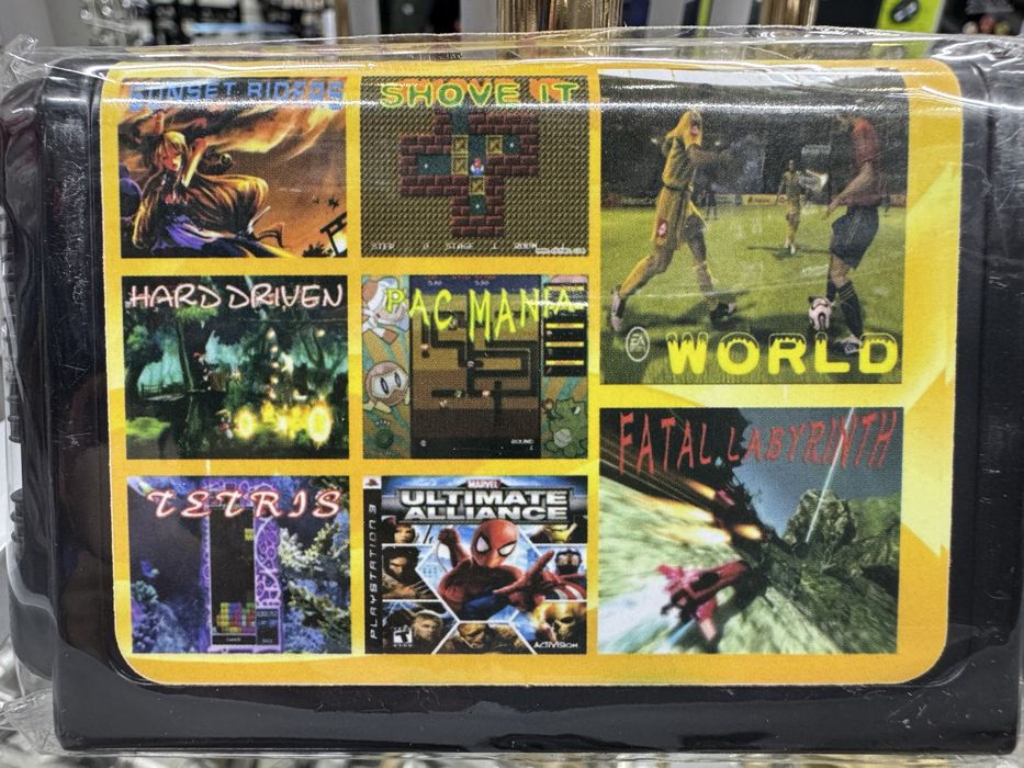 Кассеты Сега Мега драйв