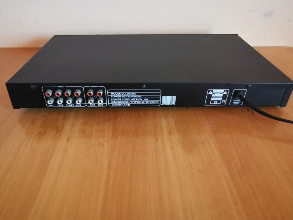 Egalizator stereo 2x10 Benzi