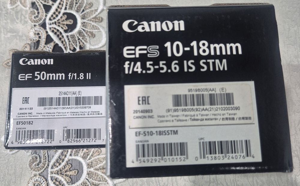 Vând obiectiv foto DSLR Canon EF-S 10-18mm F/4.5-5.6 IS STM