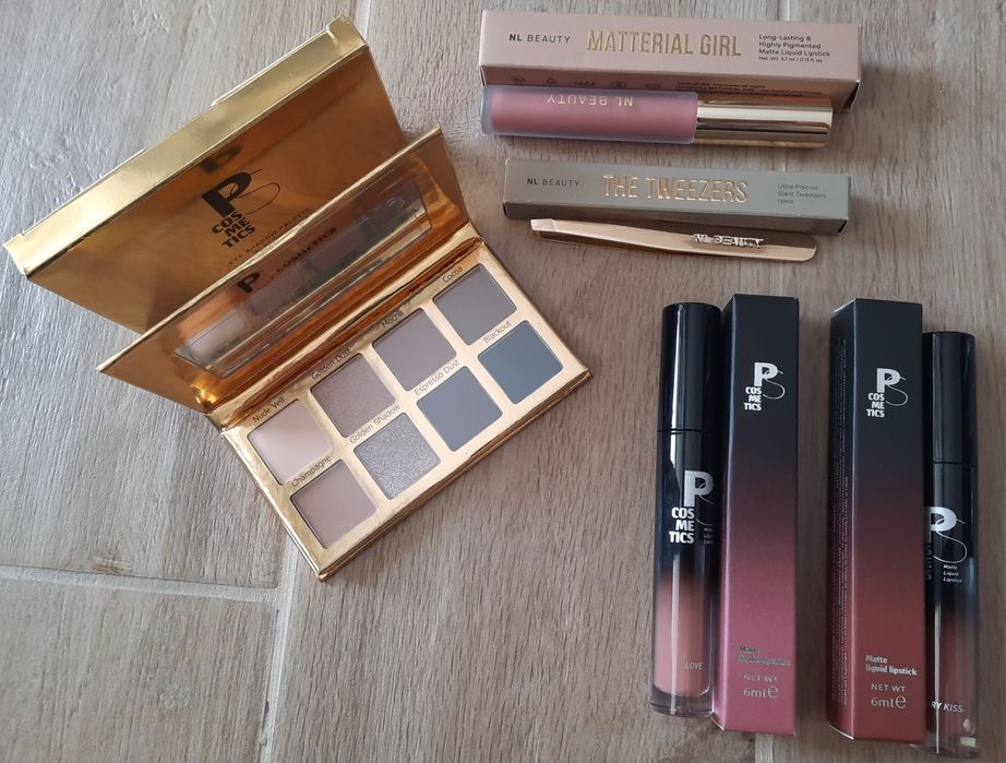 Козметика- палитра сенки, червило- PS Cosmetics, NL BEAUTY, Revolution, NYX