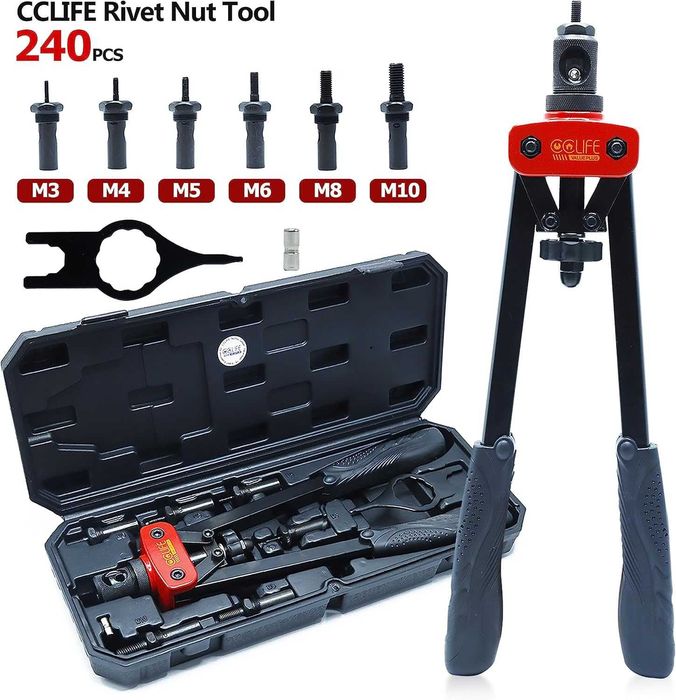 Set de clești pentru piulițe pentru nituri CCLIFE