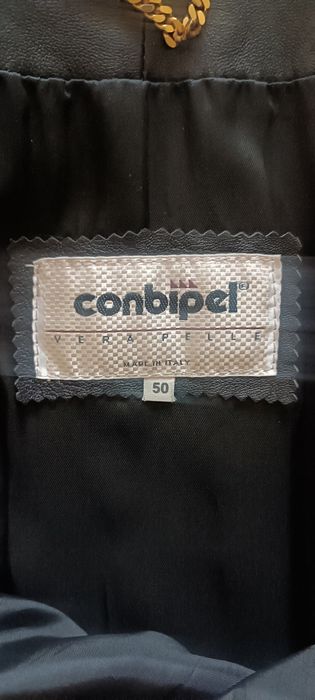 Итальянское кожаное пальто