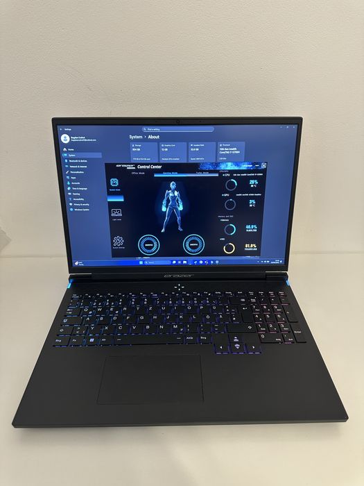 Laptop Medion Erazer Major X10 - i7-12700H, 32GB, Arc A730M 12GB vRAM