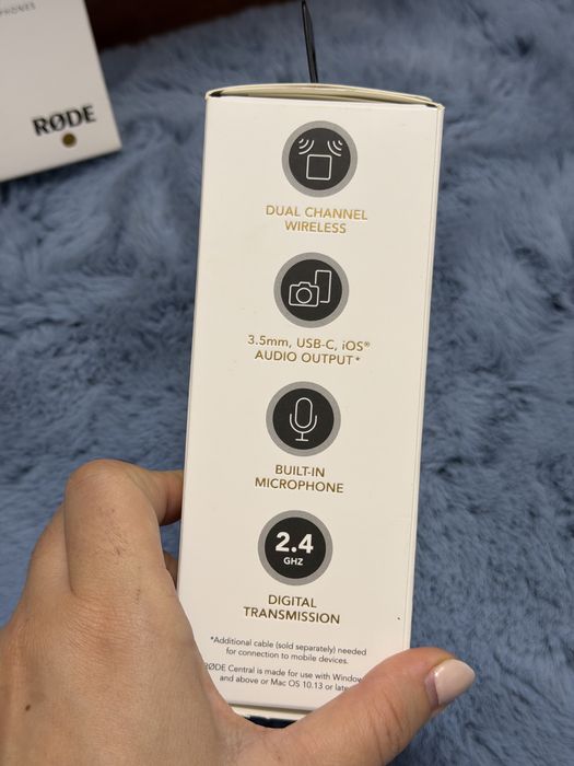 Pachet LAVARIERE + MICROFON  RODE wireless go 2