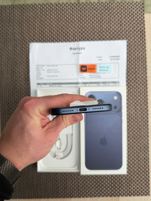 НОВ! 24М ГАР 1Tb iPhone 17 Pro Max Лизинг от 58€/мес 1000Gb  Deep Blue