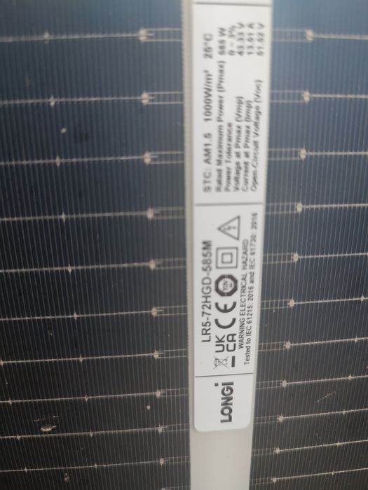 Panouri fotovoltaice bifaciale Longi 585