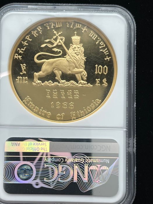 Златна монета 100 франка