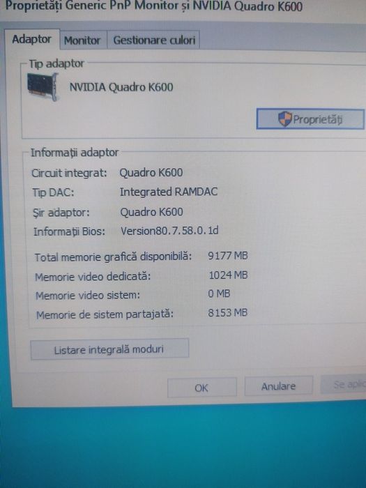 Vand i5 cu ssd 256 gb 16 gb de ramii cu wireless si o placa video