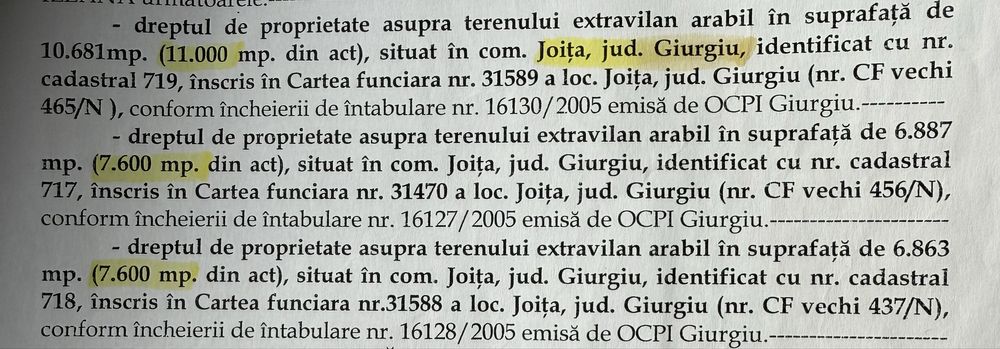 Teren Joita jud.Giurgiu