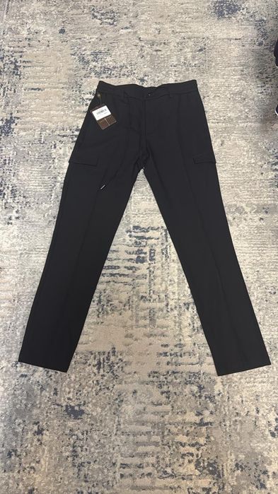 Слаксы карго черные