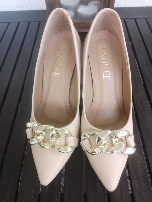 Lauree Sofia Nude, обувки естествена кожа, номер 37