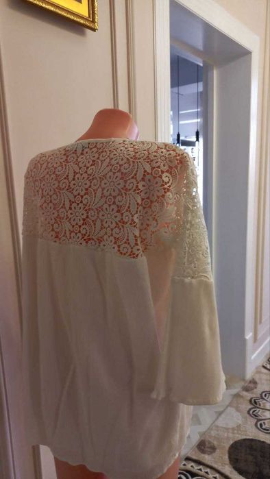 Белая блузка Турция