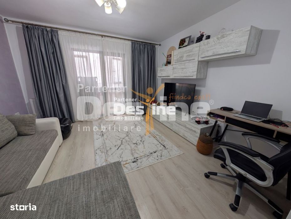 Apartament 2 camere decomandat 59 mp mobilat utilat geam la baie loc d