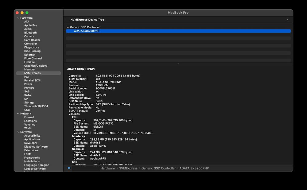 Продавам Macbook pro A1502 8gb памет 1 tb SSD