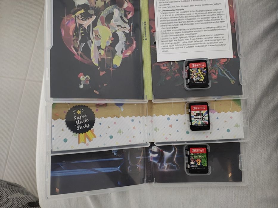 16 jocuri+Nintendo switch OLED Splatoon 3 special edition