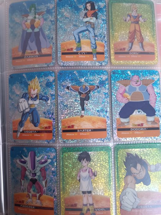 Dragon BallZ cartonașe colecției