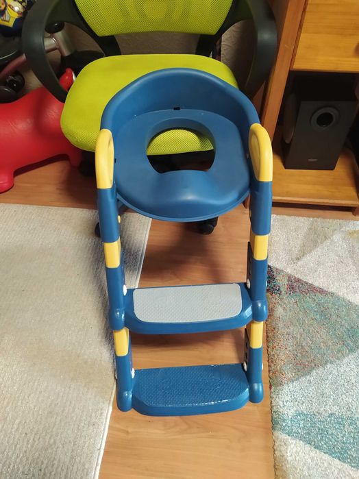 Детско музикално гърне + седалка със стълба за тоалетна