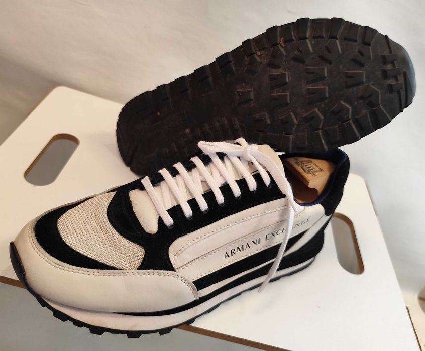 Pantofi sport casual 43 Armani Excange piele naturala moale