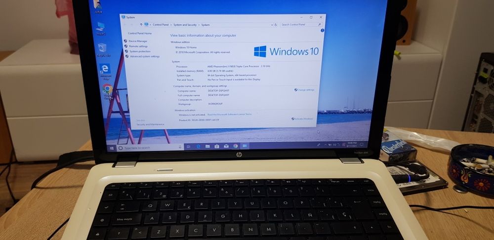Laptop HP  Pavilion dv6 15,6' perfect functional si un aspect bun