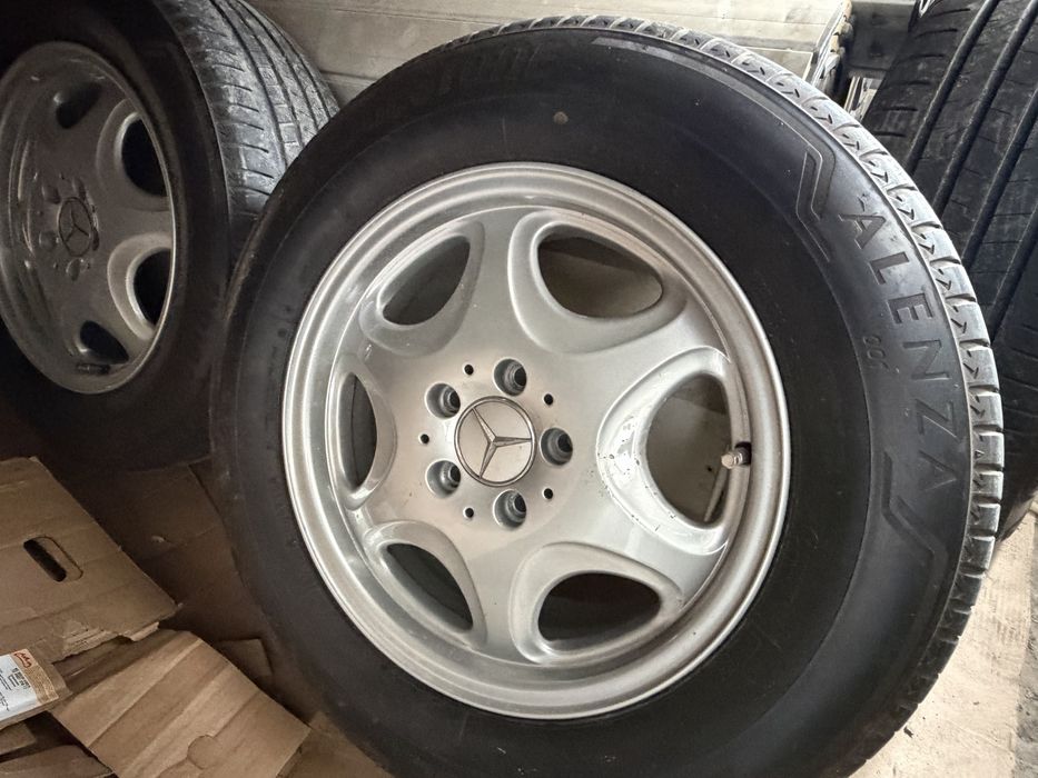 Диски с шинами оригинал w140