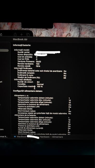 MacBook Air 13” M2 16GB RAM GARANȚIE