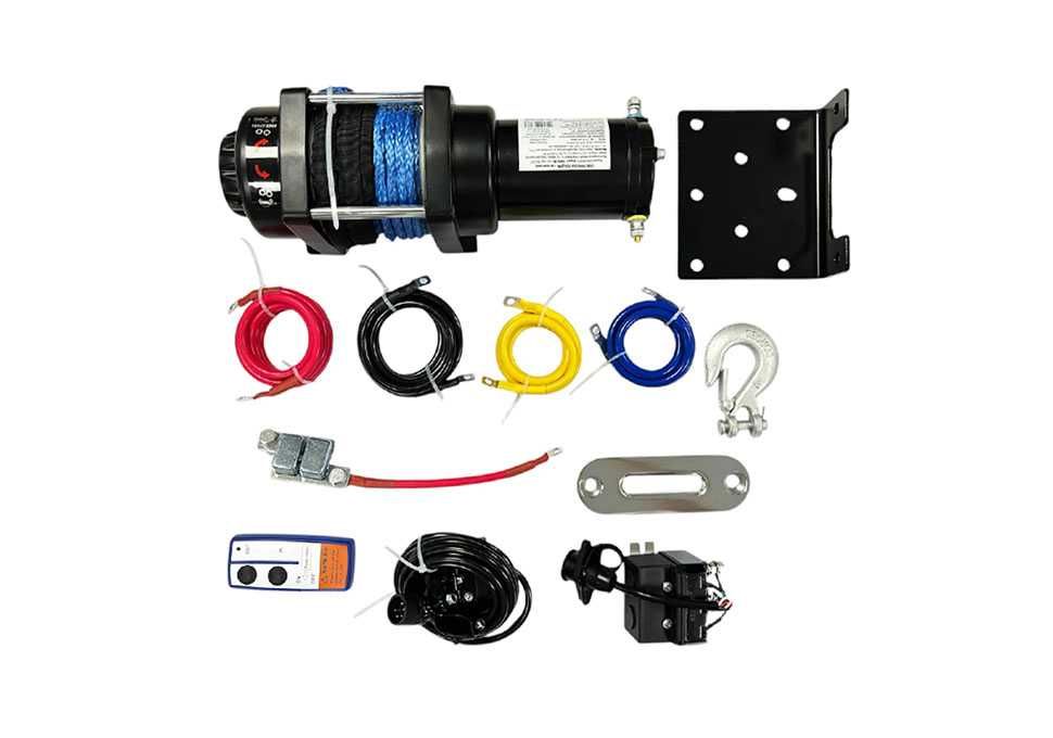 Лебедка 4500LBS, с планка, 12V, до 2.05 т