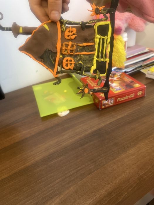 Casă de plastelină plus plic