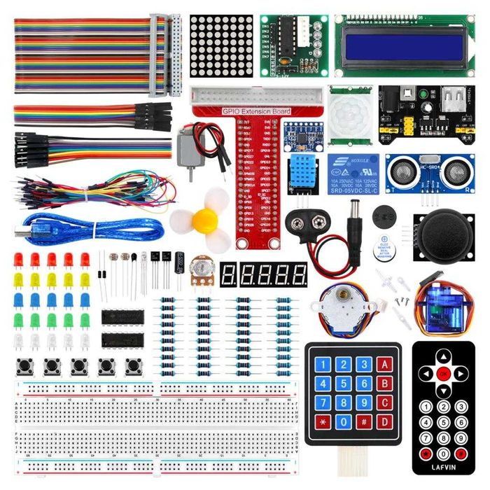 Raspberry Pi 4 Super Starter Kit для обучения!