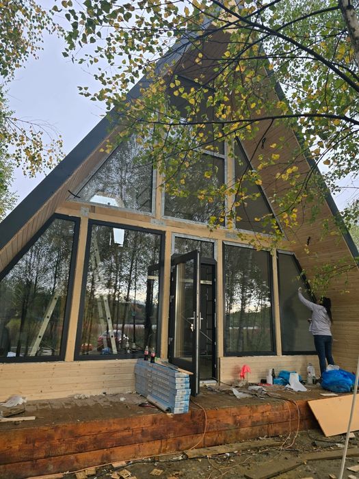 Vand case modulare cabane A-frame ori ce dimensiune