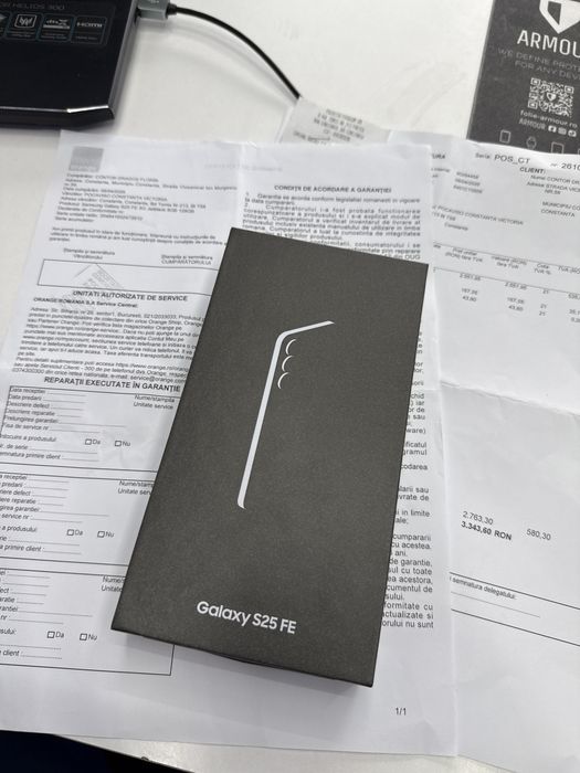 Samsung S25 FE 128Gb Nou Sigilat cu Factura si Garantie 2 Ani