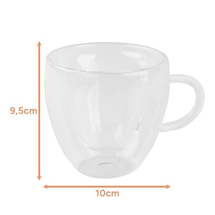 Термо чаша 240 мл, сърце – двойни стени