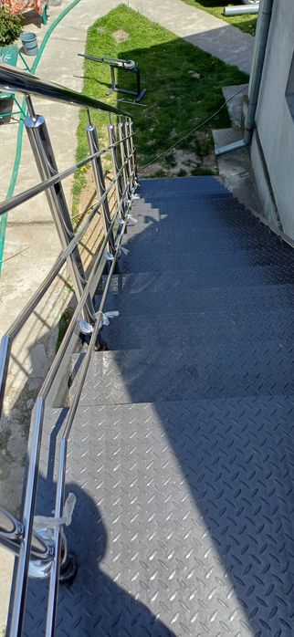 Balustrade inox.
