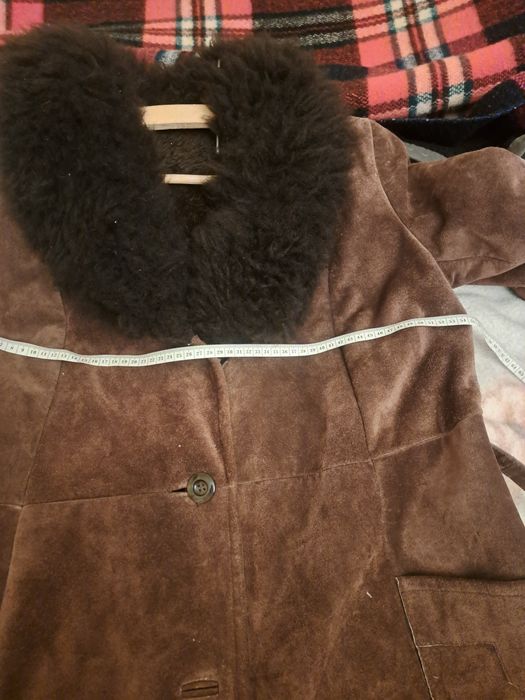 Cojoc damă din blană naturală + ghete damă piele naturală,  Vera Pelle