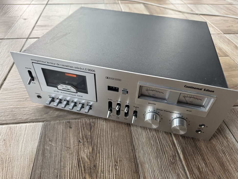 Continental Edison LE 9866 Stereo Cassette Deck Hifi Vintage