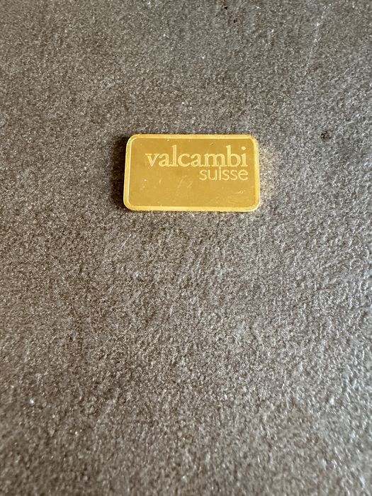 Lingou 5 grame aur 24 karate Puritate 999 Valcambi Suisse pret 3500 le