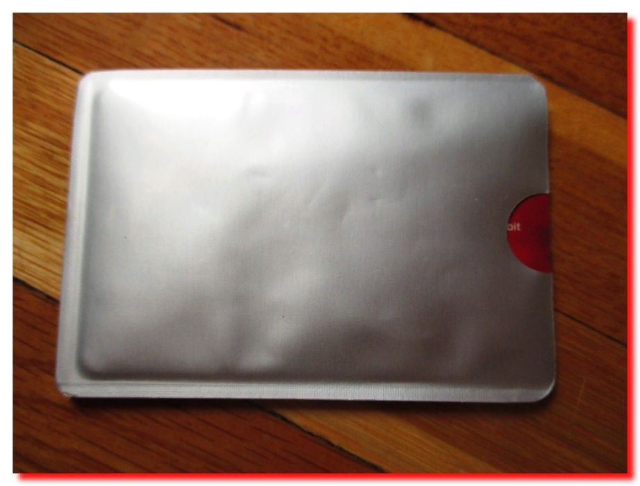 Калъф, протектор за карти,RFID,джоб против скимиране на карта, скемира