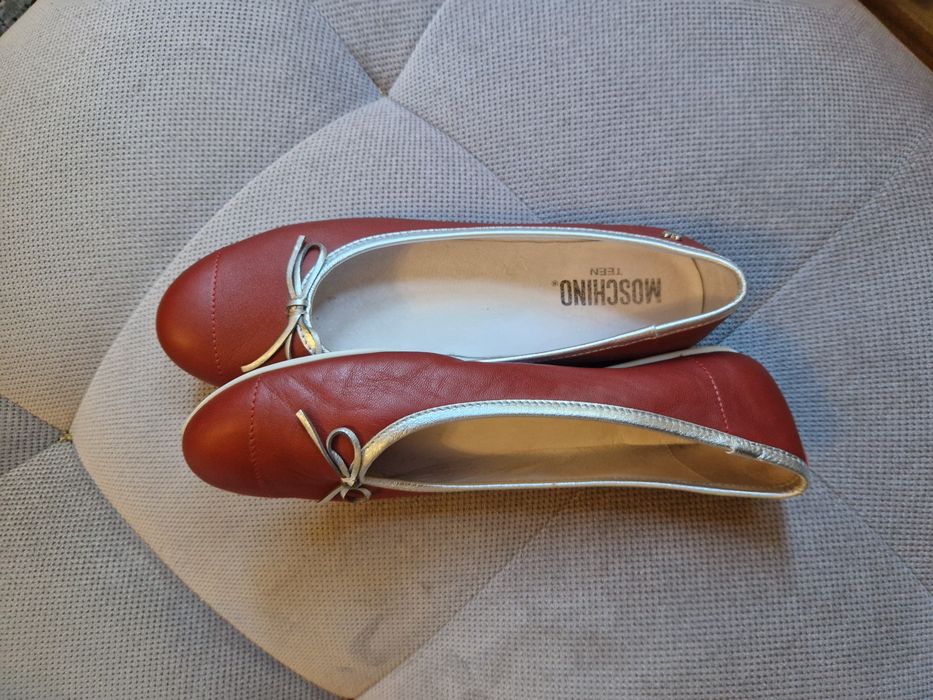 Balerini Moschino piele naturala