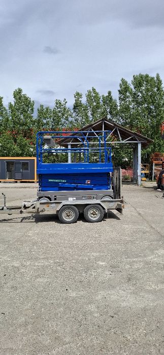 Nacela electrica de vanzare cu remorca, UpRight X32N 12m, latime 1,2m, an 2009, second hand, 7700 euro, 4 bucati disponibile