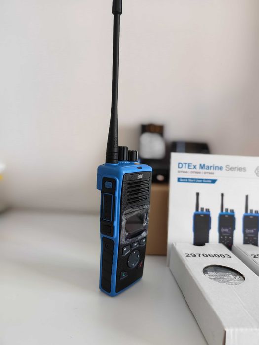 Stație radio UHF profesională Entel DT985M ATEX (antiexplozivă) – pachet complet