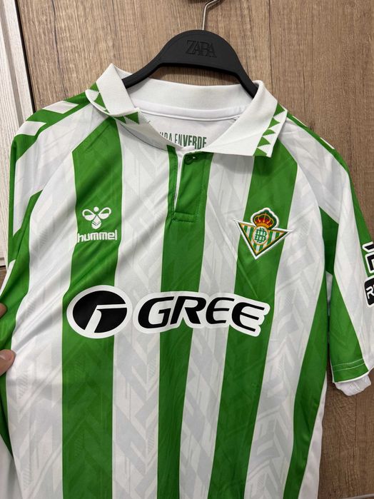Tricou Fotbal Hummel Real Betis Home Kit 2024/2025 Antony #7 Marimea M -EUR40-