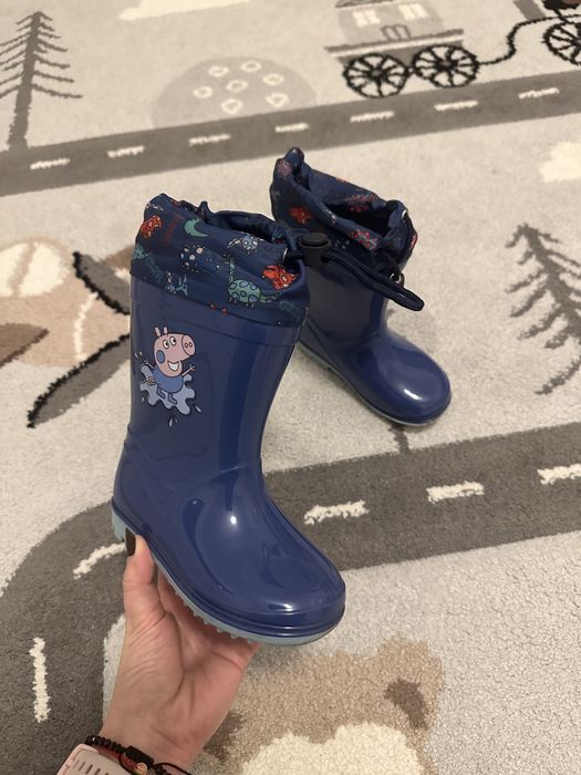 cizme de cauciuc cu banda elastica