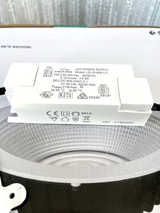 Lot Spoturi Industriale Sylvania Insaver Slim UGR19 IP44 205 2300lm