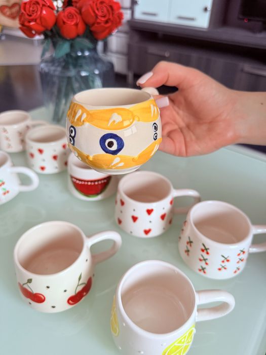 Керамични чаши ръчна изработка