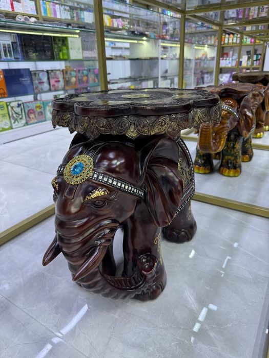 Подставка-слон "придание физической силы" 60*35 см. высота=45 см.