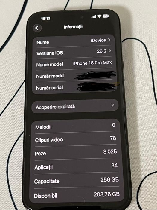 Iphone 16 Pro Max - schimb