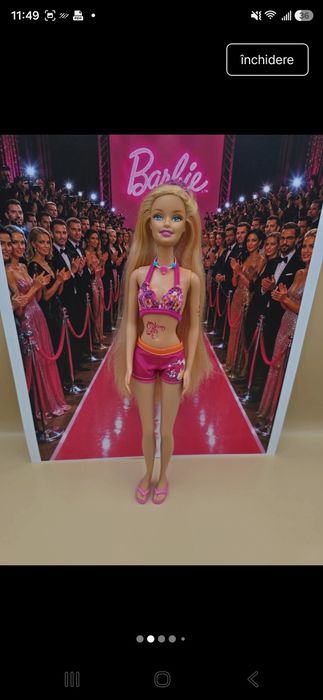 Barbie Mattel papusa plaja cu tatuaje