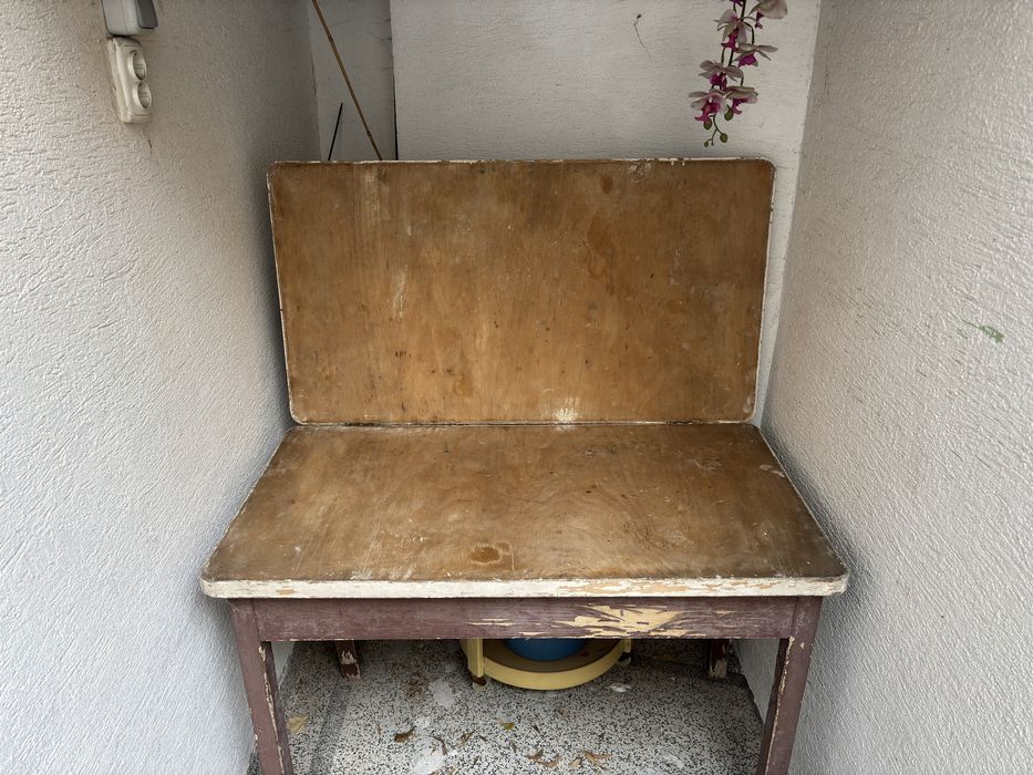 подарявам дървена разтегателна кухненска маса 110/60 (120) / h75