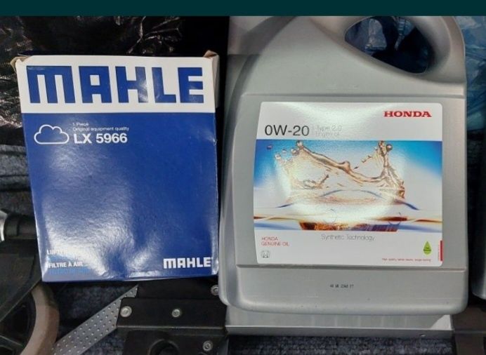 Ulei motor 0w-20 și Filtru aer MAHLE 5966
